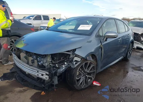 2022 Toyota Corolla Se from USA, damaged, VIN JTDS4MCE9NJ090052